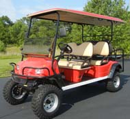 Star EV Sport lifted golf car Star EV Sport lifted golf car